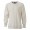 J&N Men's Basic Sweat pamut pulóver, fehér S